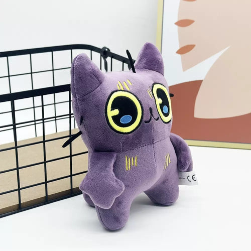cute short body cat stuffed animal for gift