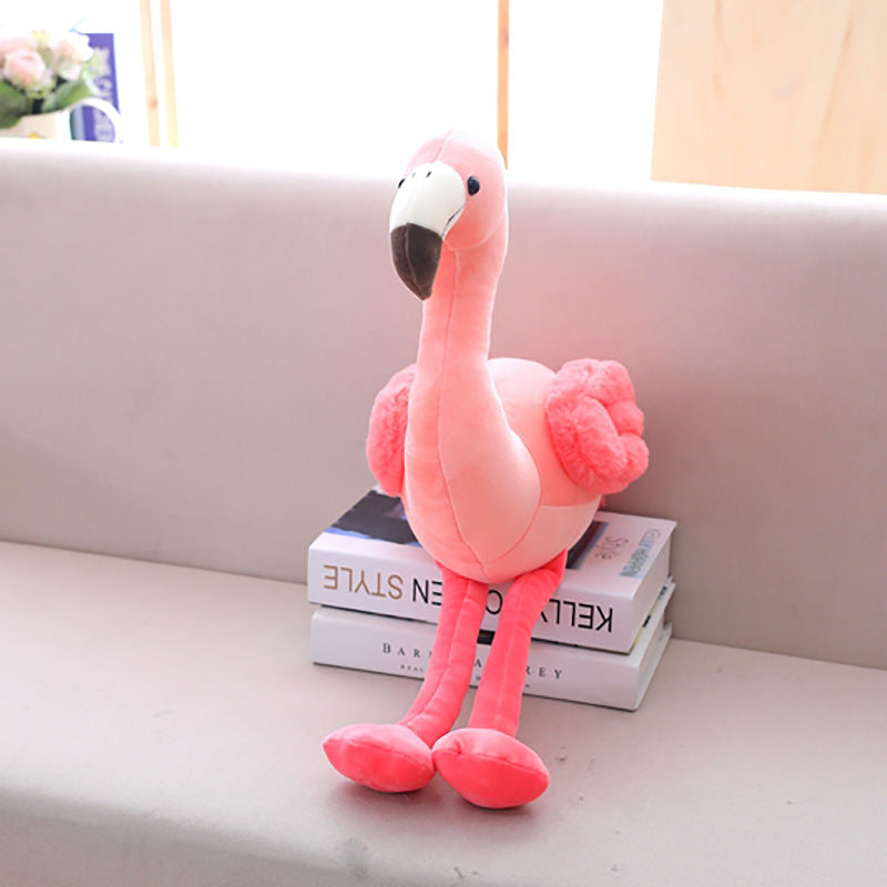 New cute flamingo doll, elastic and super soft plush toy