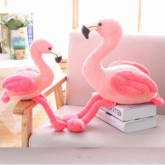 New cute flamingo doll, elastic and super soft plush toy