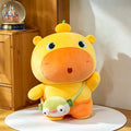 Orange Capybara Plush Toy | Cute Stuffed Animal With Mini Crossbody Bag