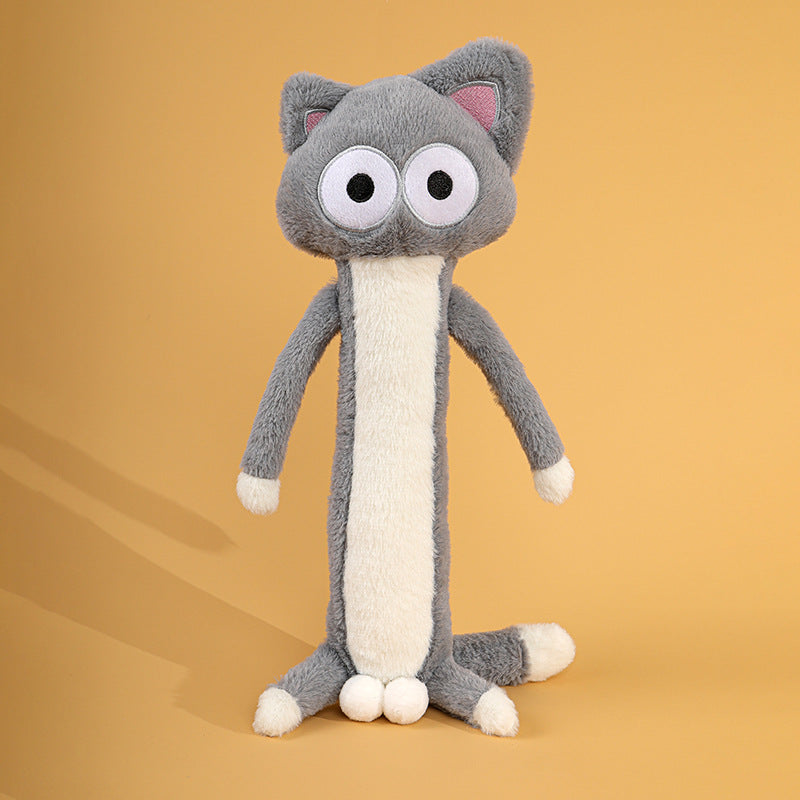Funny Quirky Orange Cat Plush Toy | Sassy Stuffed Animal