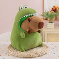 Kawaii Capybara Plush Toy – Viral Crocodile Hugging Stuffed Animal Pillow