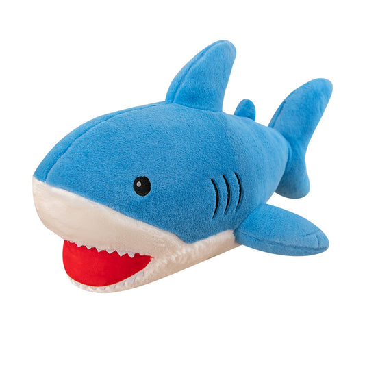 Shark Doll Shark Sleeping Pillow Plush Toy Large Cushion Bed Holding Doll Legs Doll