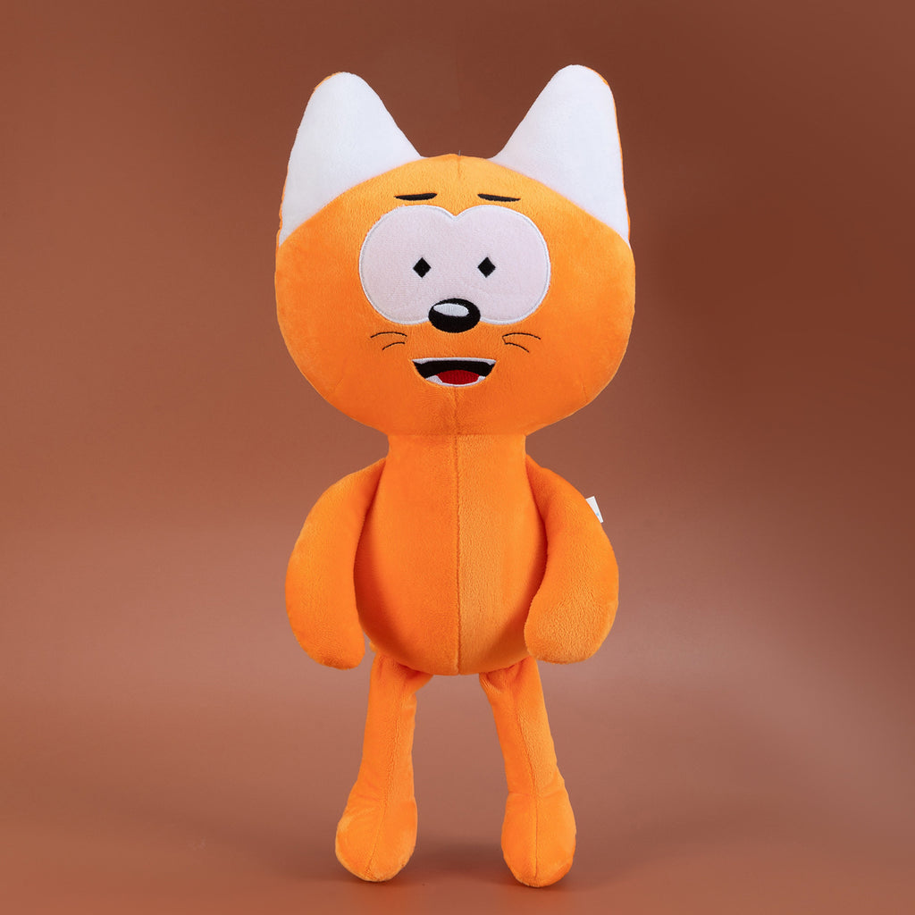 Funny Quirky Orange Cat Plush Toy
