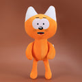 Funny Quirky Orange Cat Plush Toy