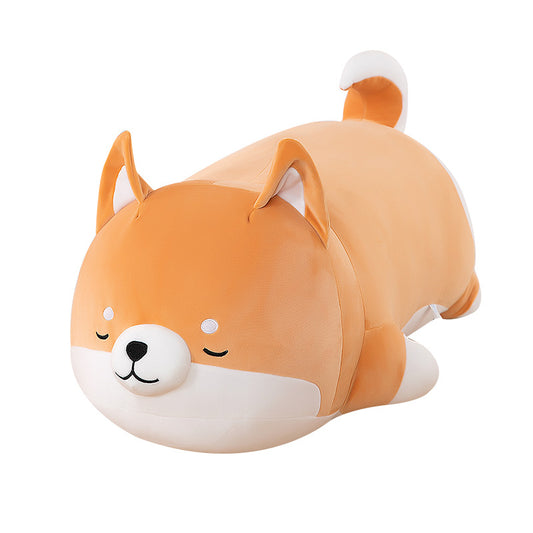 Shiba Inu throw pillow doll dog plush toy bed to accompany sleeping soothing doll