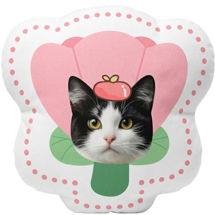 Come to the picture to customize the pet avatar big head special-shaped throw pillow, customize the surrounding cute doll double-sided pillow creative gift