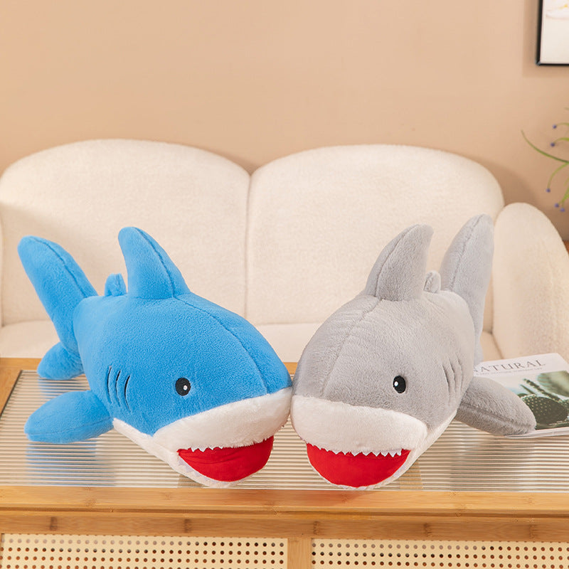 Shark Doll Shark Sleeping Pillow Plush Toy Large Cushion Bed Holding Doll Legs Doll