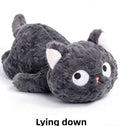 Cute cute black cat plush toy doll healing companionship soothing doll safety and environmental protection